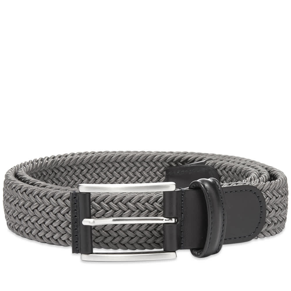 Anderson's Woven Textile Belt Light Grey END. (US)