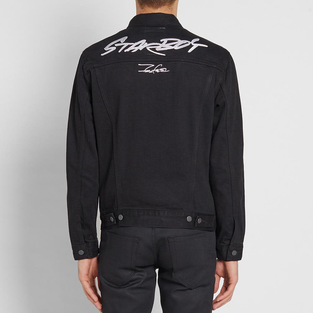 The Weeknd x Futura Starboy Denim Jacket Black END. (US)