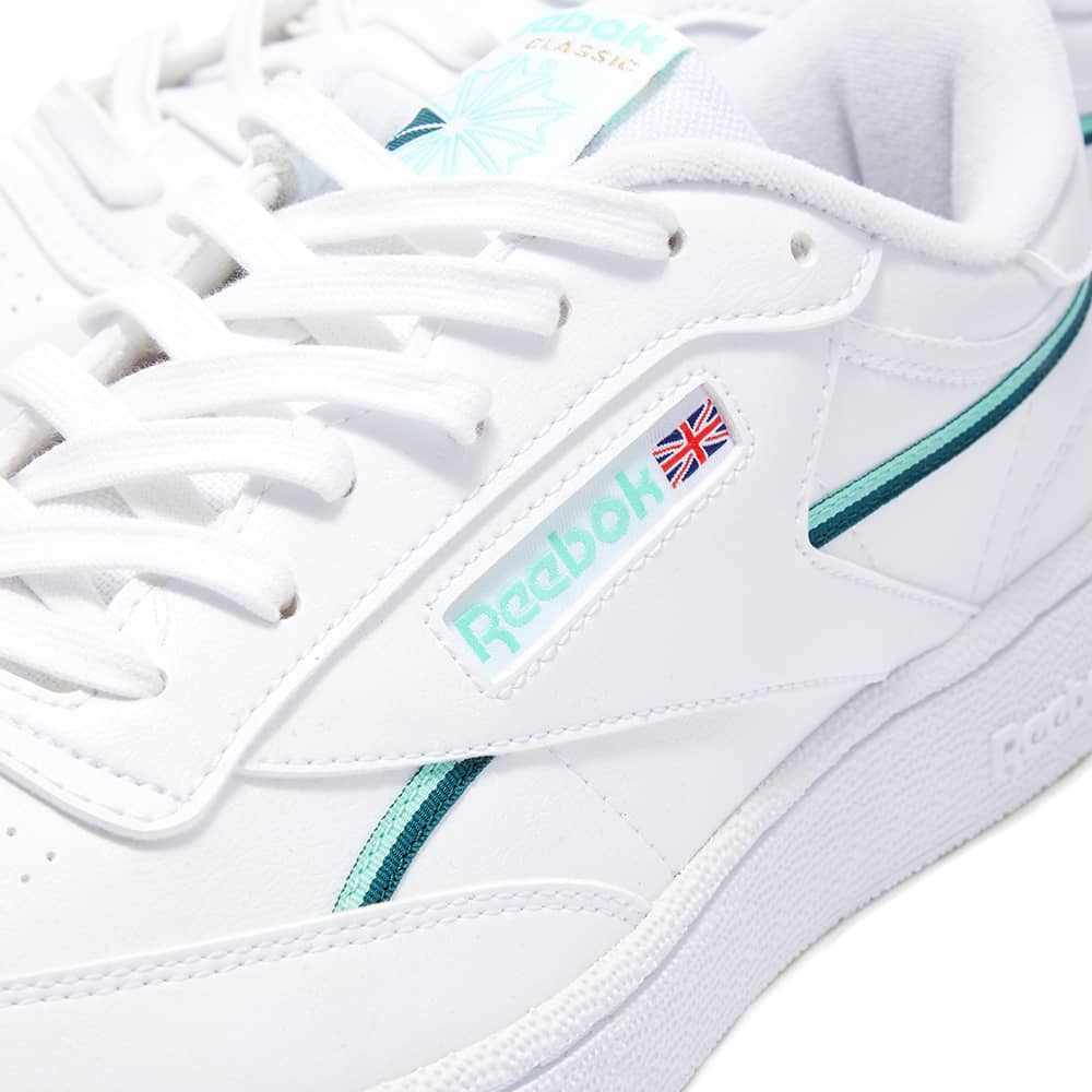 Reebok Club C 85 Vegan White, Mint & Midnight Pine END. (ES) Reebok Club C 85 Vegan White, Mint & Midnight Pine END. (ES)