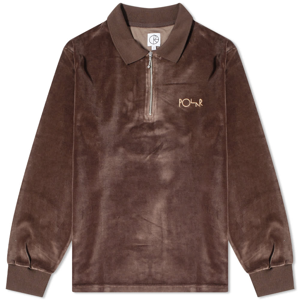 polar velour polo