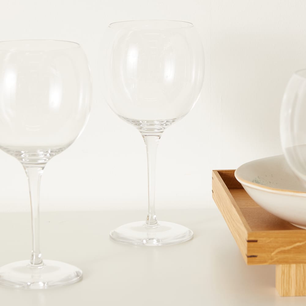 Alessi Miami Red Wine Glasses Set of 4 Clear END. (KR)