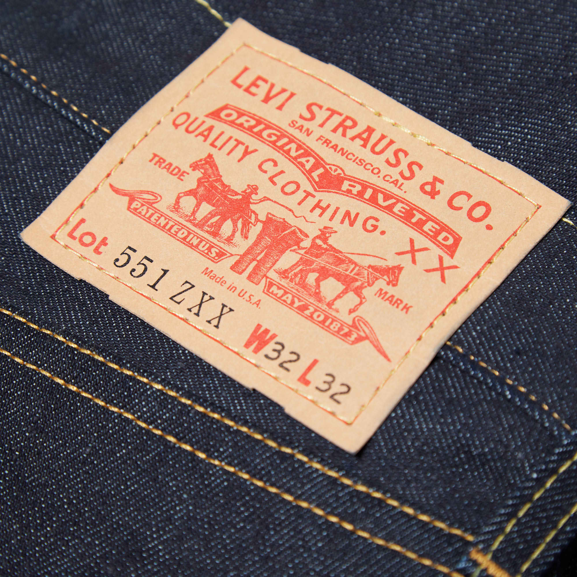 Levi's Vintage Clothing Made in the USA 1962 551z Jean Rigid END. (KR)