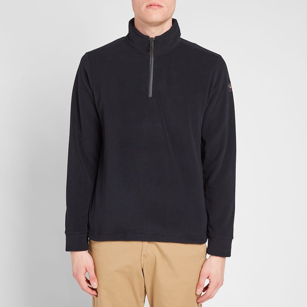 I20P1128 Paul & Shark Quarter Zip Neck Knit in Green (248) IDENTITYMENSWEAR