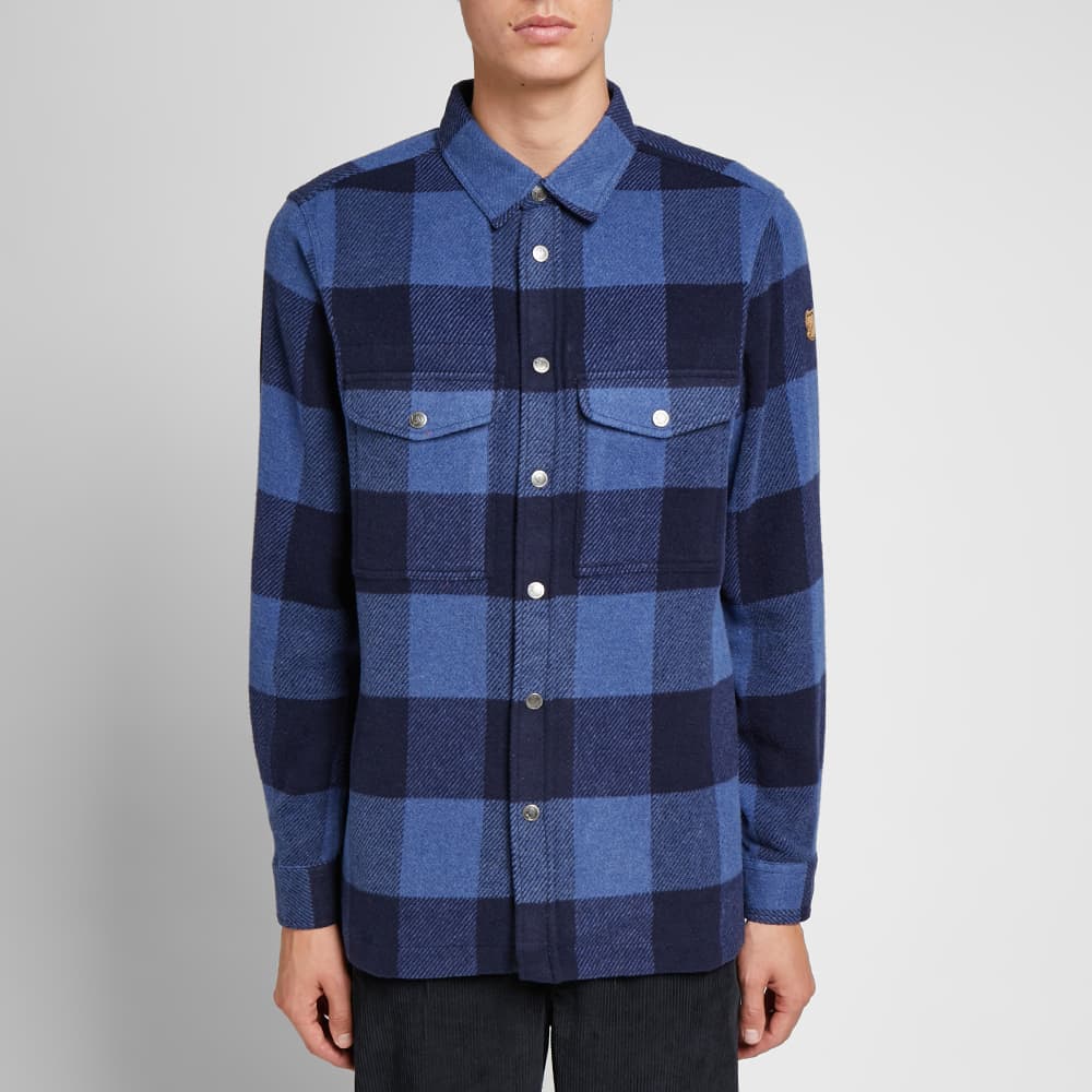 Fjallraven canada shirt blue Sale