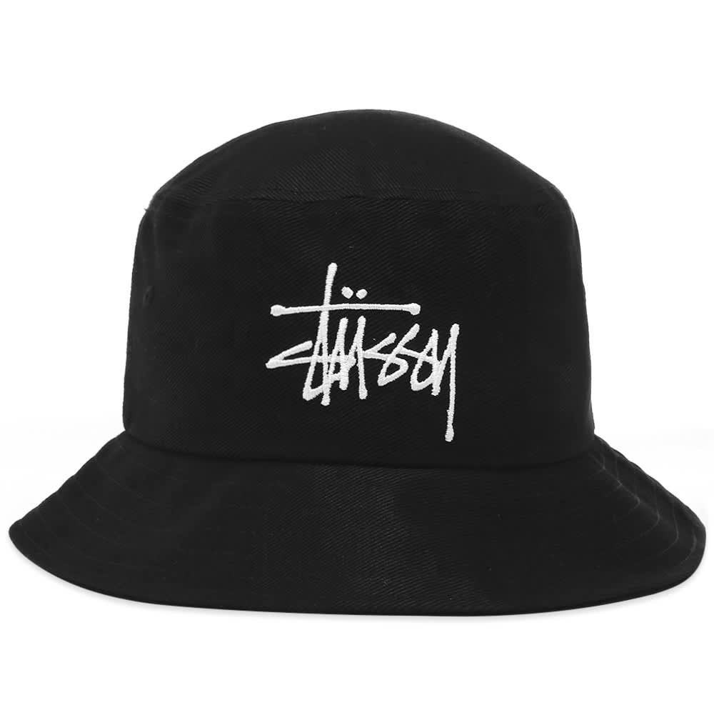 Stussy Big Logo Bucket Hat Black END. (Europe)