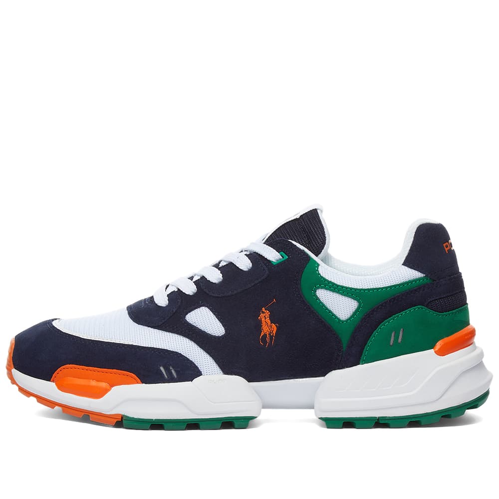 Polo Ralph Lauren Jogger Sneaker Navy, Green & White | END. (TW)