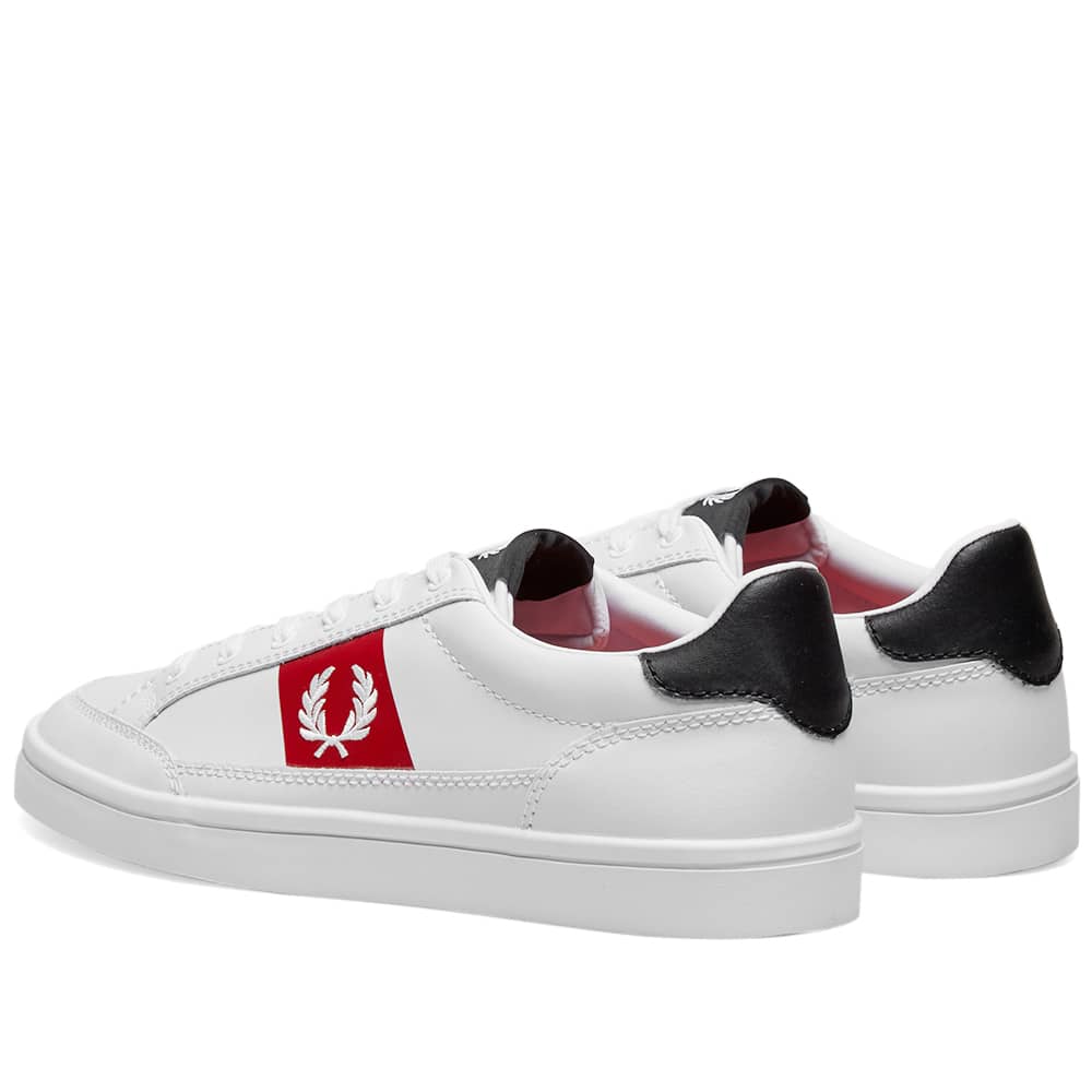 fred perry deuce leather white