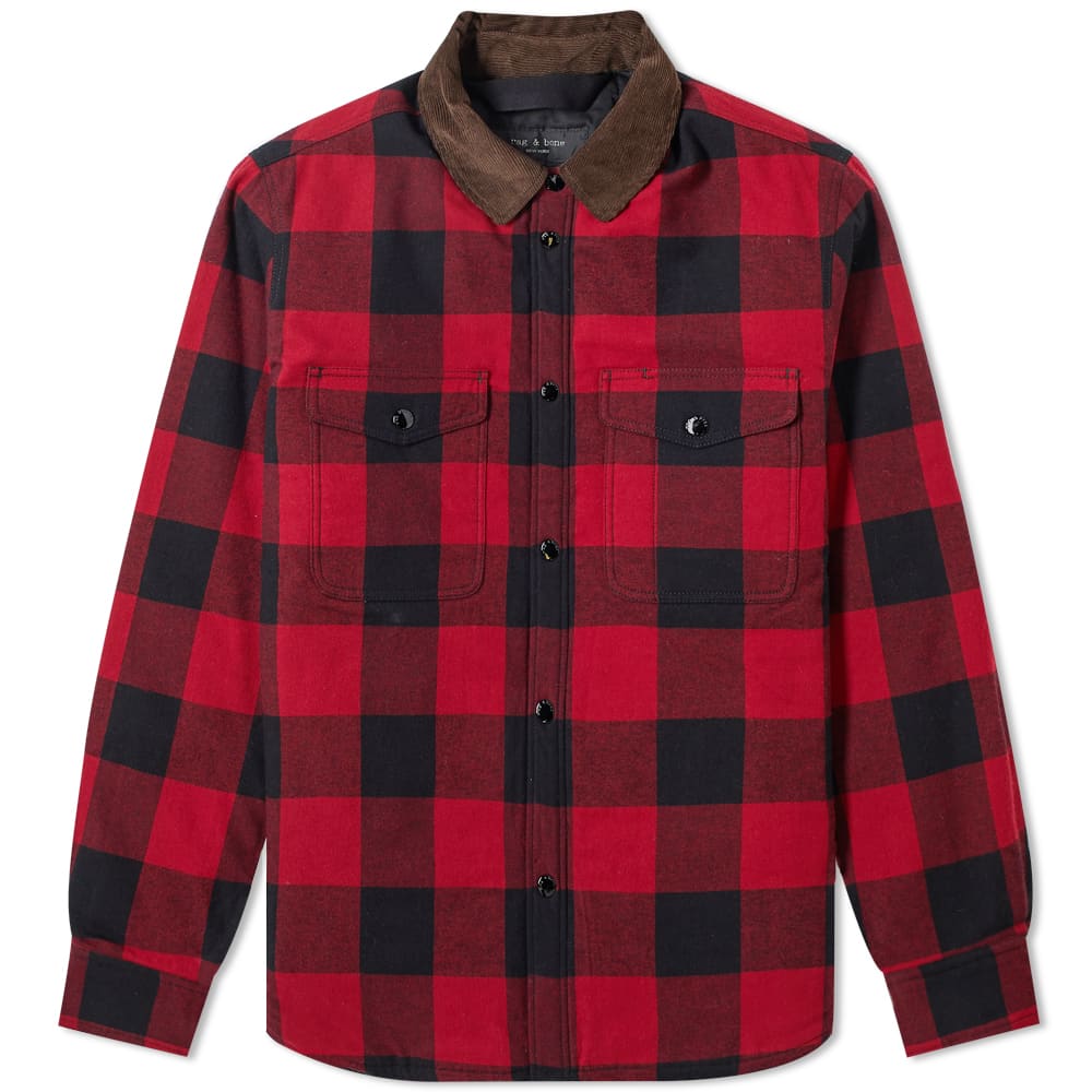 Red shirt jacket clearance