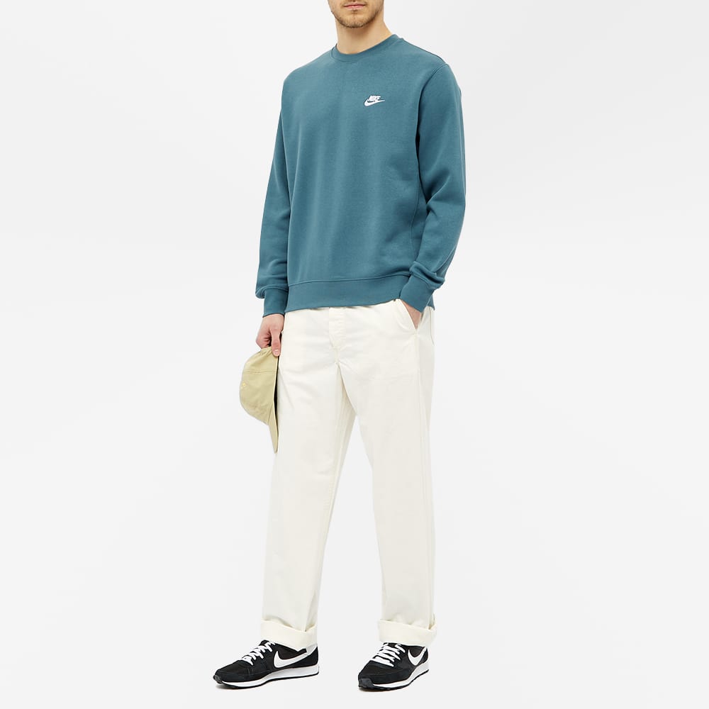 Nike Club Crew Sweat Ash Green & White END. (Europe)