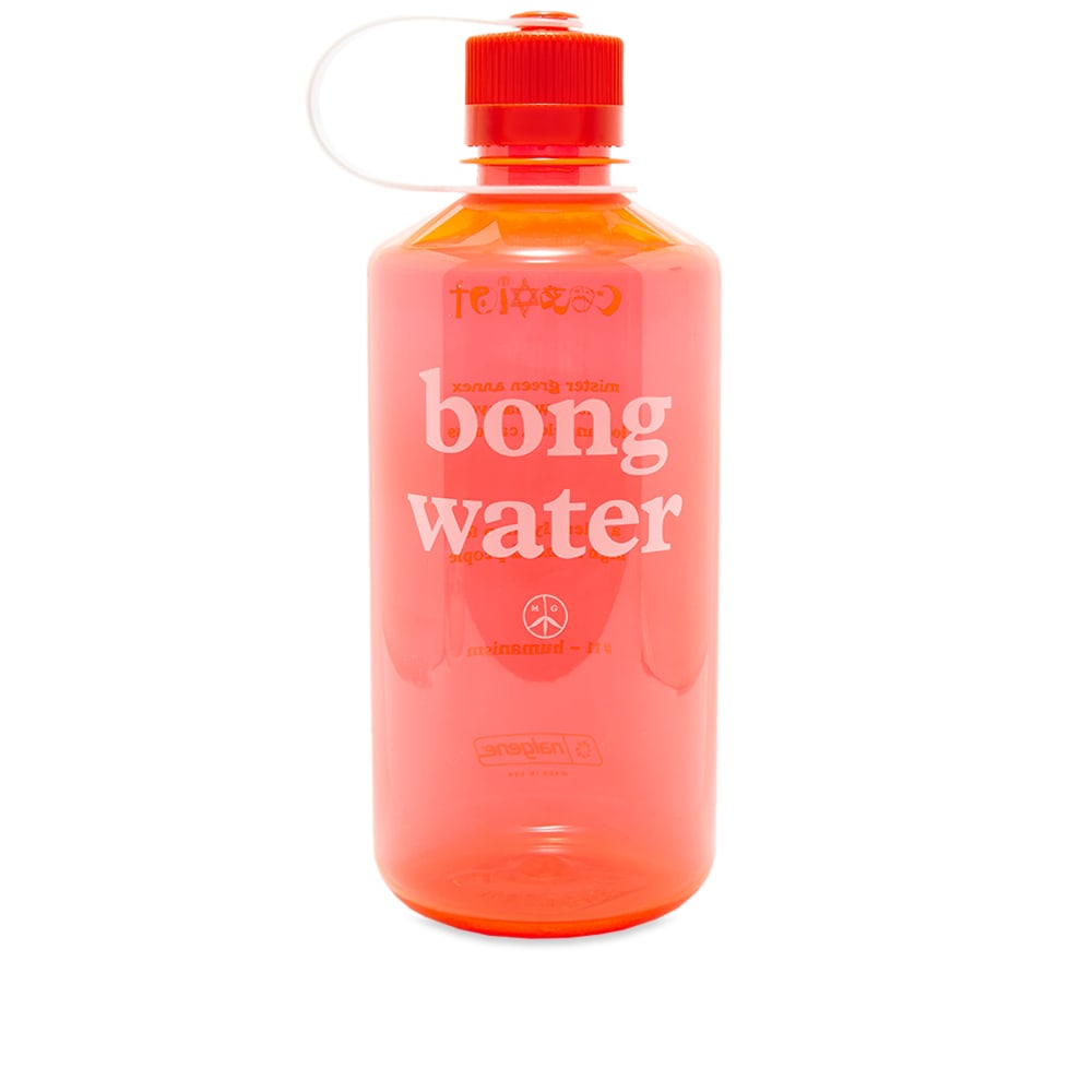 Mister Green Bong Water Narrow Mouth Nalgene Bottle Multi END.
