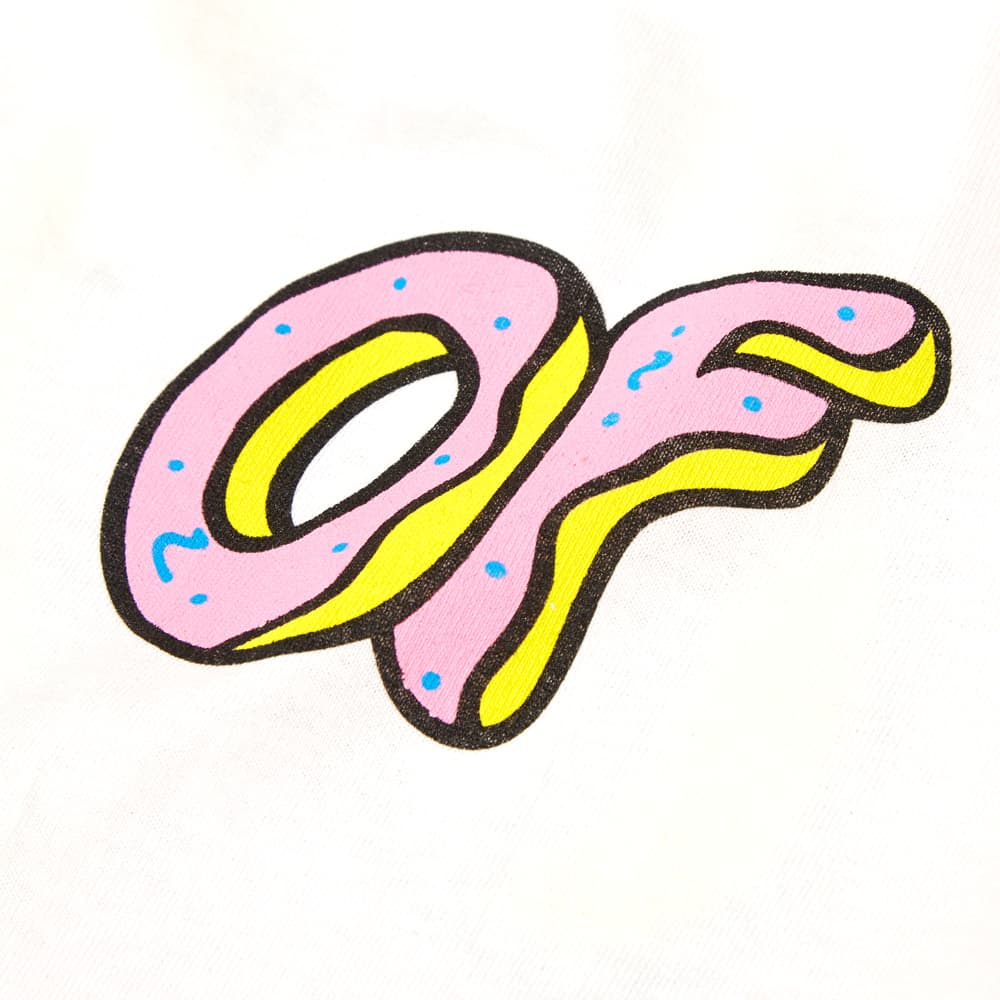 Odd Future Donut Tee White Pink Yellow End