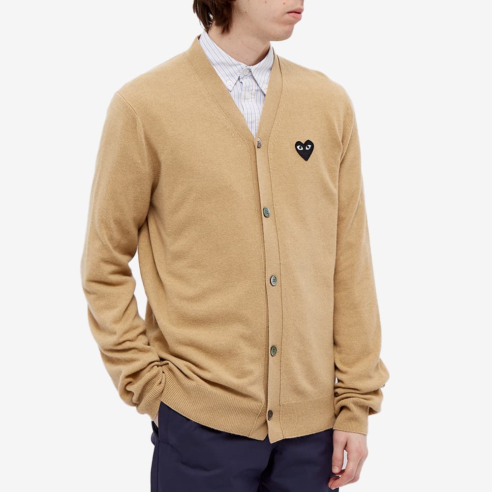 Comme des garçons play cardigan beige Clearance