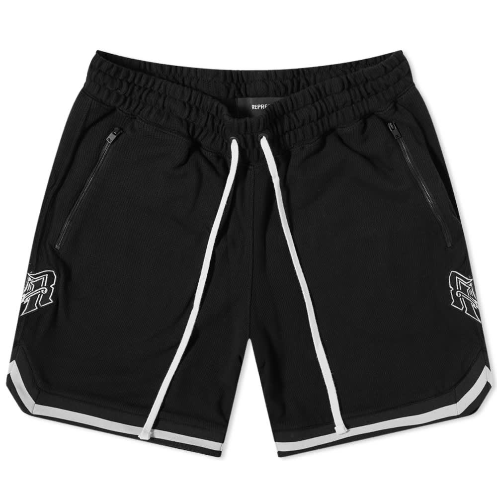 Represent Mesh Basketball Shorts Jet Black END. (TW)