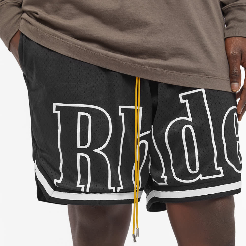 Rhude Court Logo Short Black END (CA)
