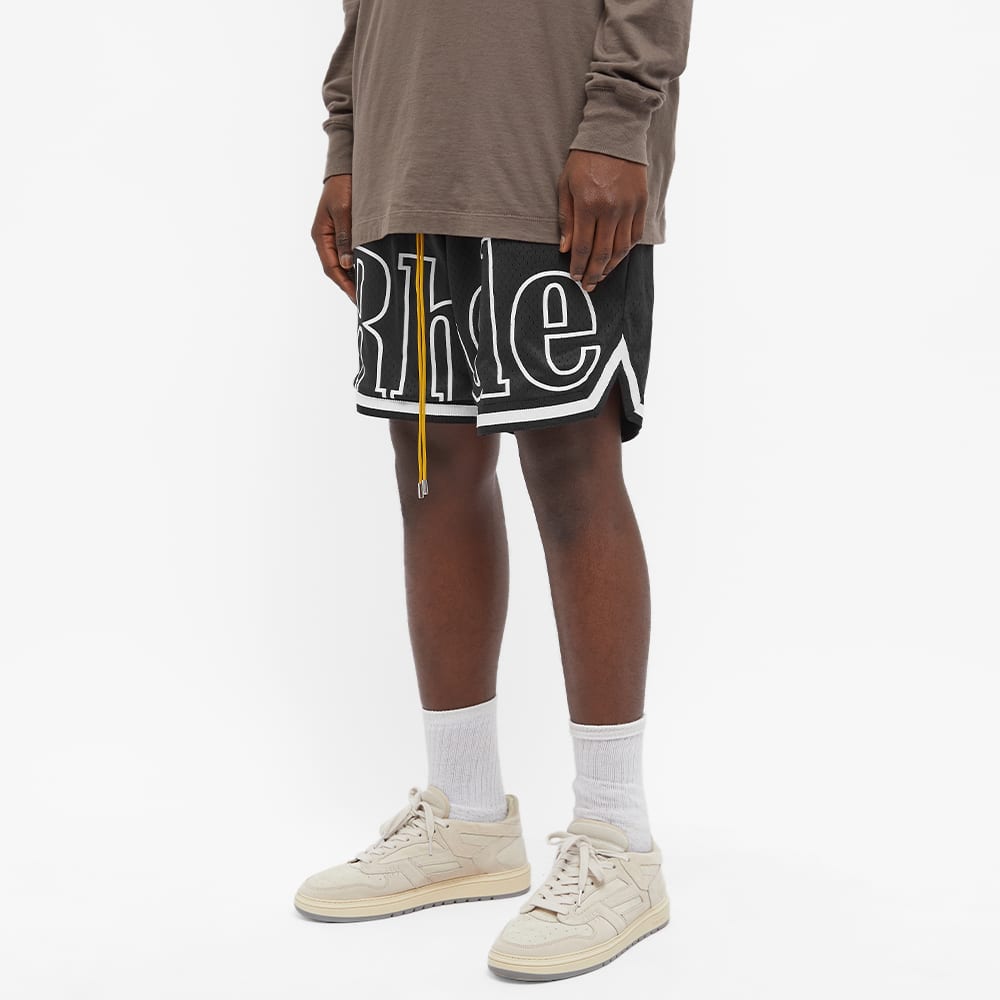 Rhude Court Logo Short Black END (HK)
