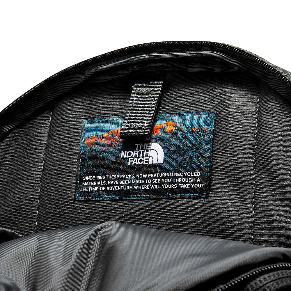 north face borealis tnf black heather burnt coral metallic