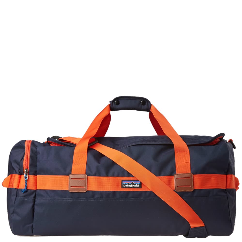 Patagonia Arbor 60L Duffel Bag Navy Blue & Paintbrush Red END. (NL)