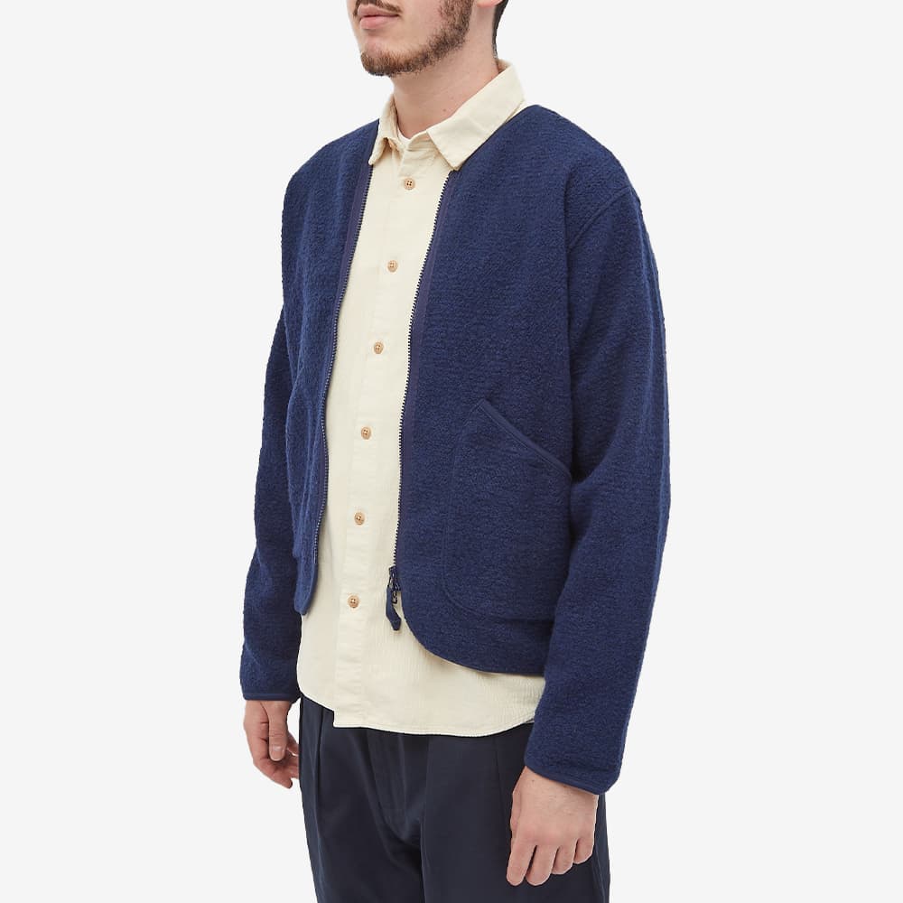 universal works zip liner jacket