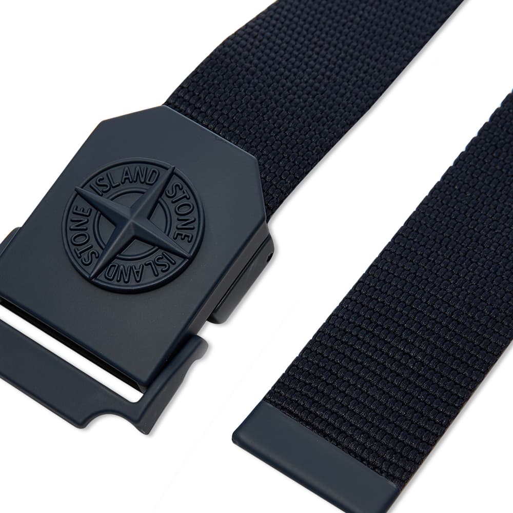 Stone Island Canvas Utility Tape Belt Blue Marine END. (AU)