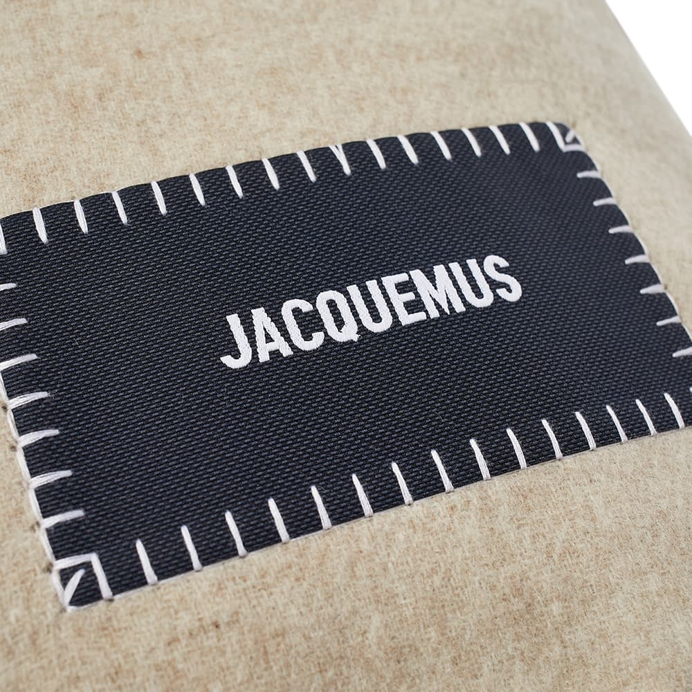 Jacquemus Wool Logo Scarf Beige END. (Global)