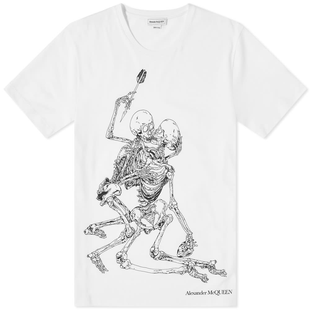 Alexander McQueen Skeleton Tee White 