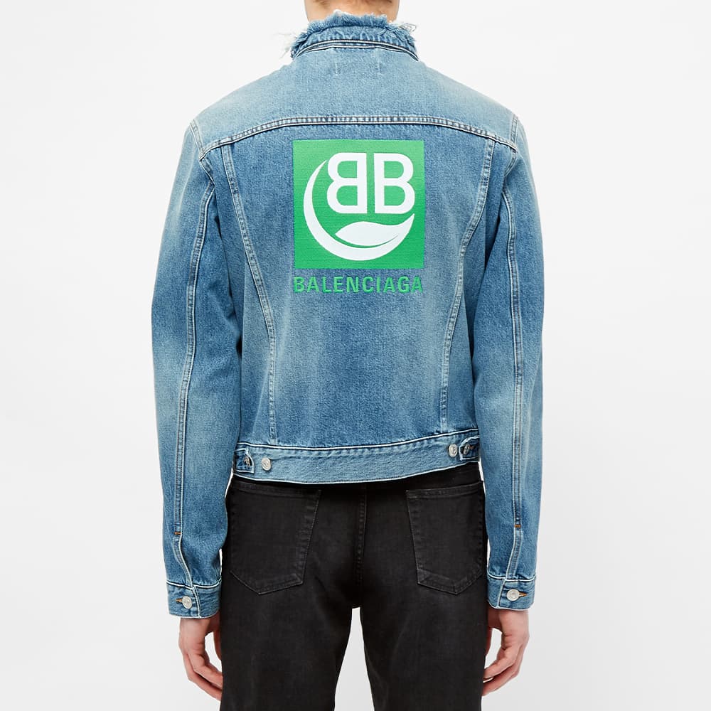 green balenciaga jacket