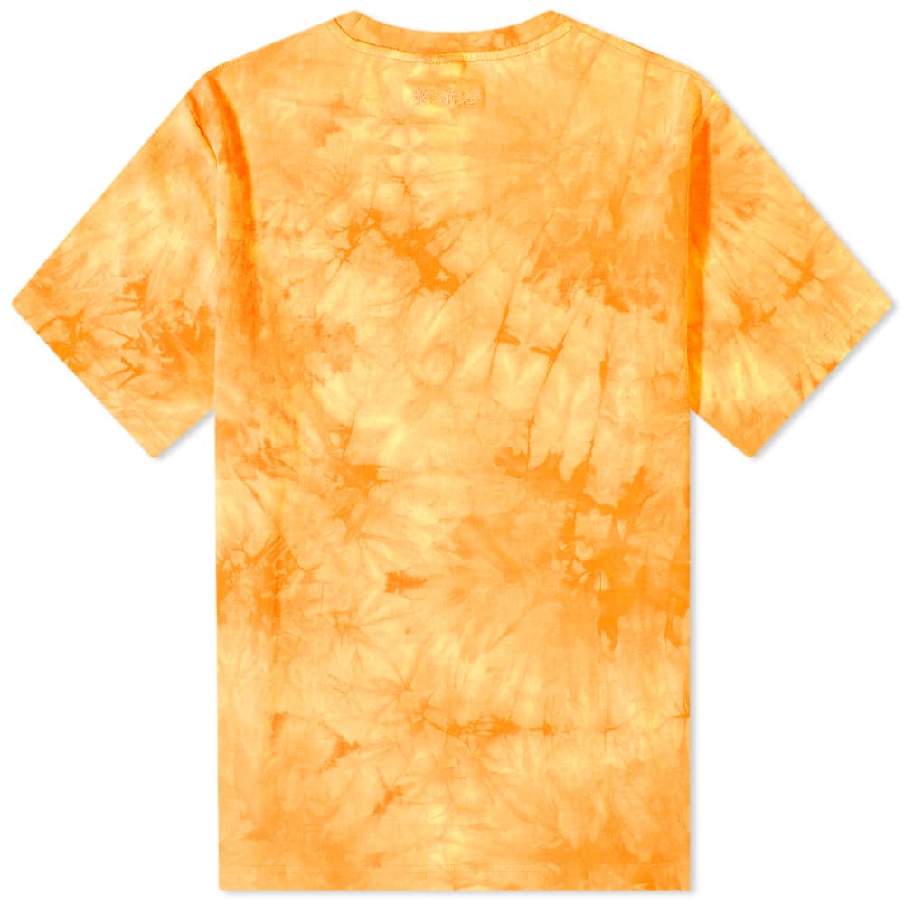 orange tie dye tee