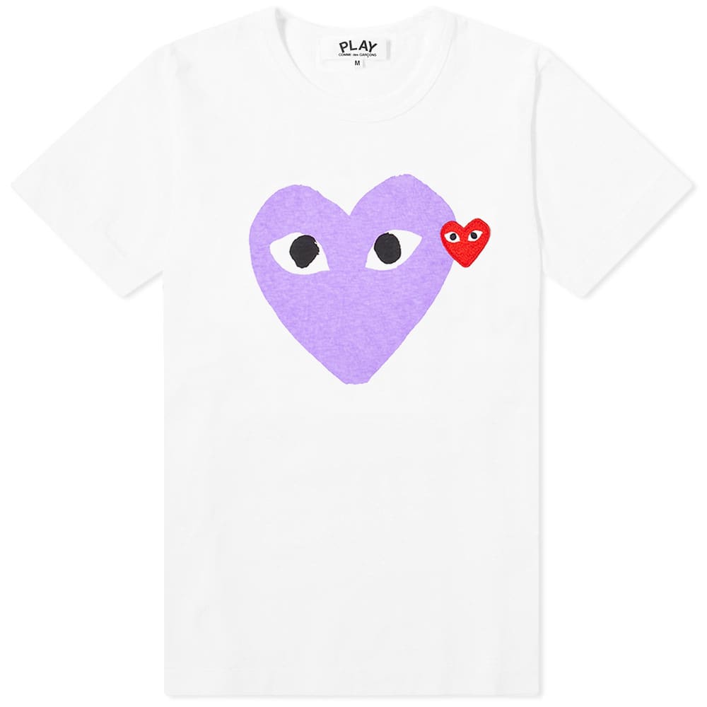 Comme des garçons play femme violet clearance