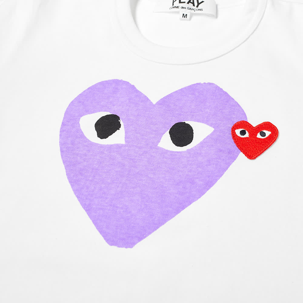Comme des garçons play femme violet clearance