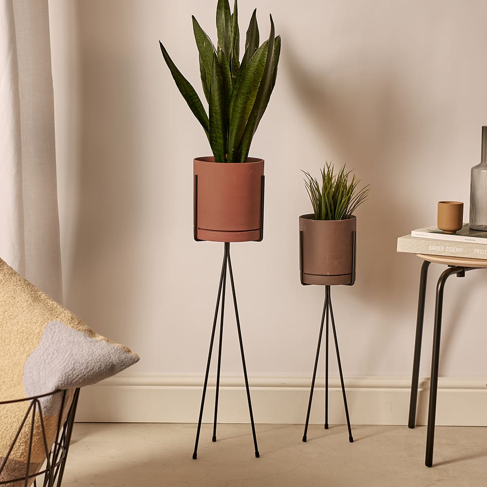 Ferm Living Plant Stand High Black END.