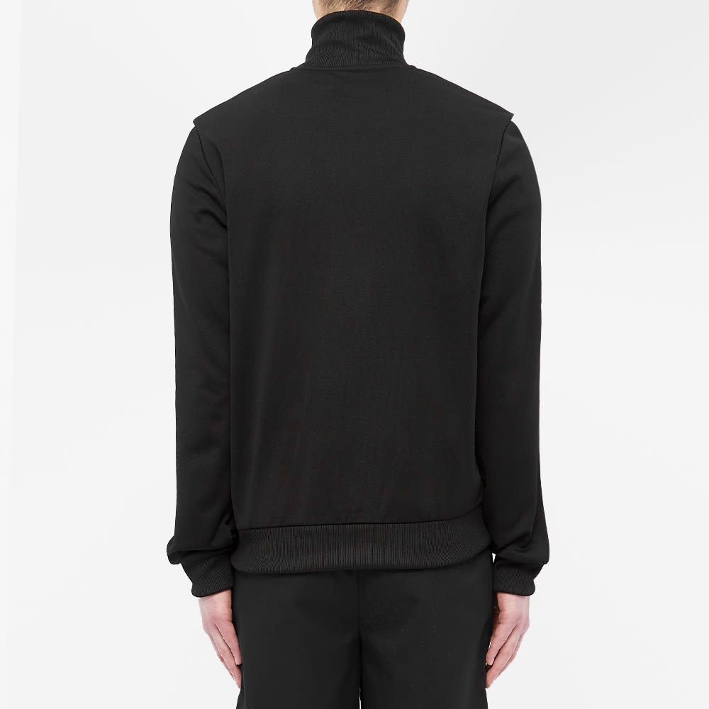 fred perry track jacket contrast panel black