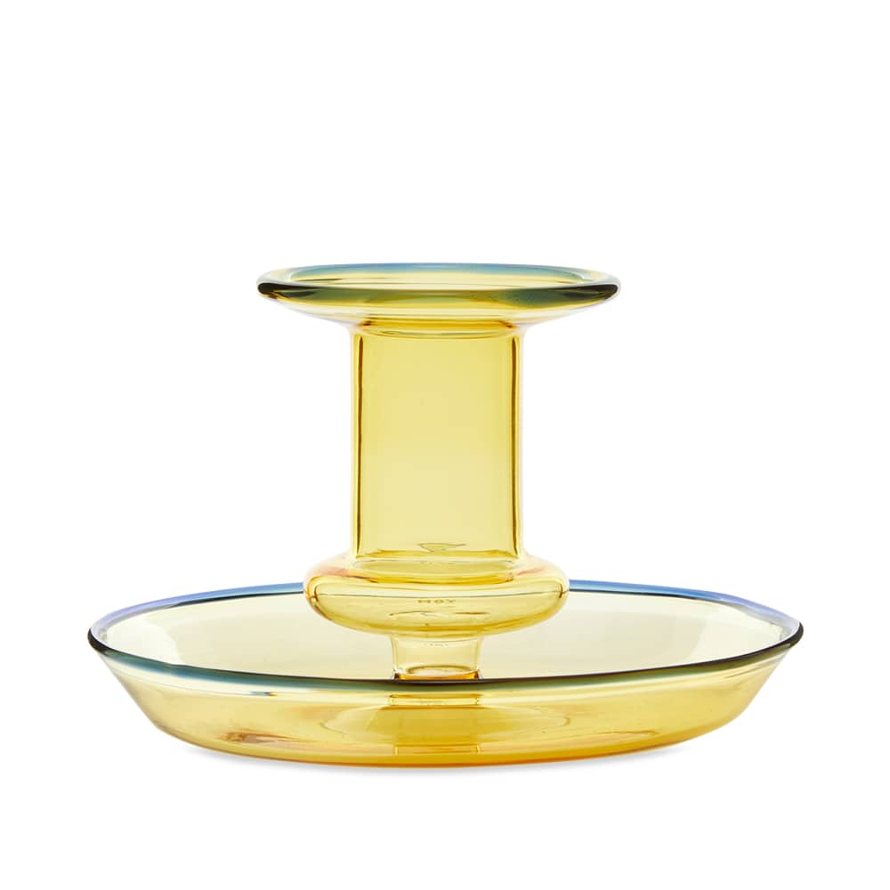 HAY Flare Candle Holder Yellow END. (US)