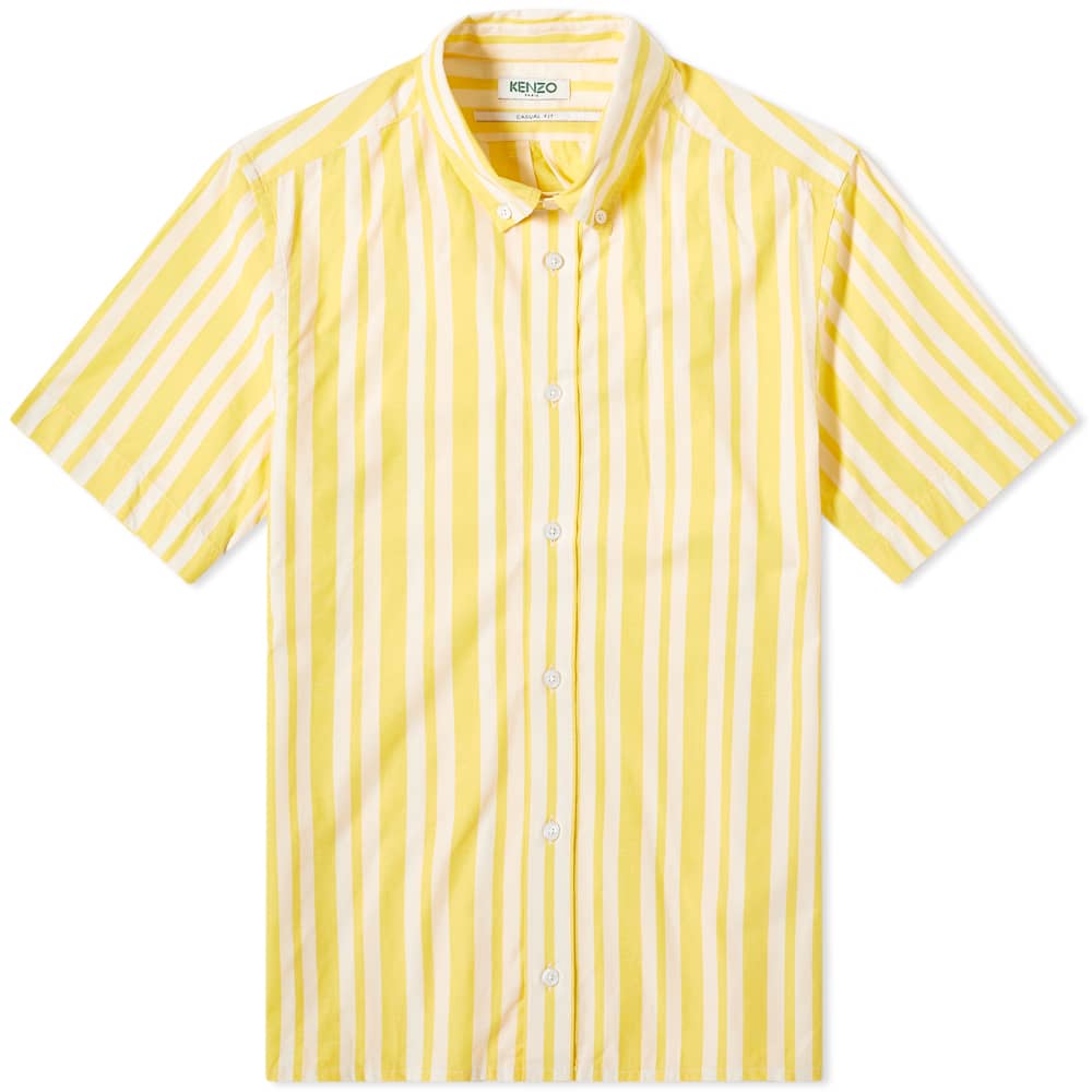Kenzo Short Sleeve Button Down Shirt Lemon END. (SG)