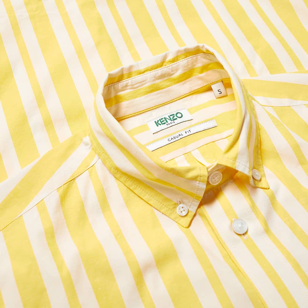 Kenzo Short Sleeve Button Down Shirt Lemon END. (SG)