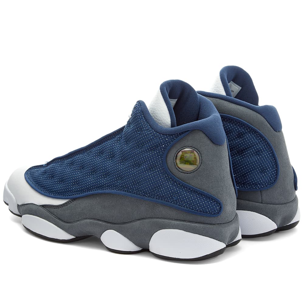 jordan 13 blue n white
