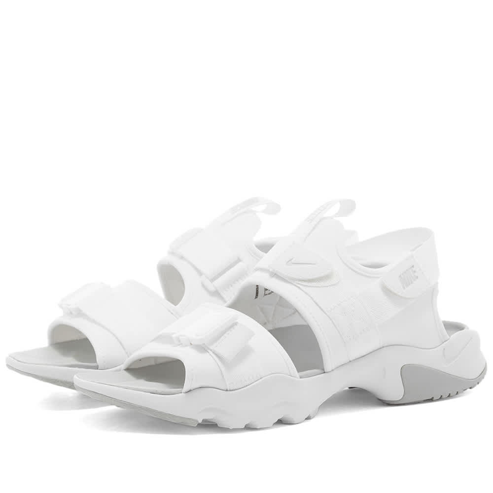 nike canyon sandals women's white