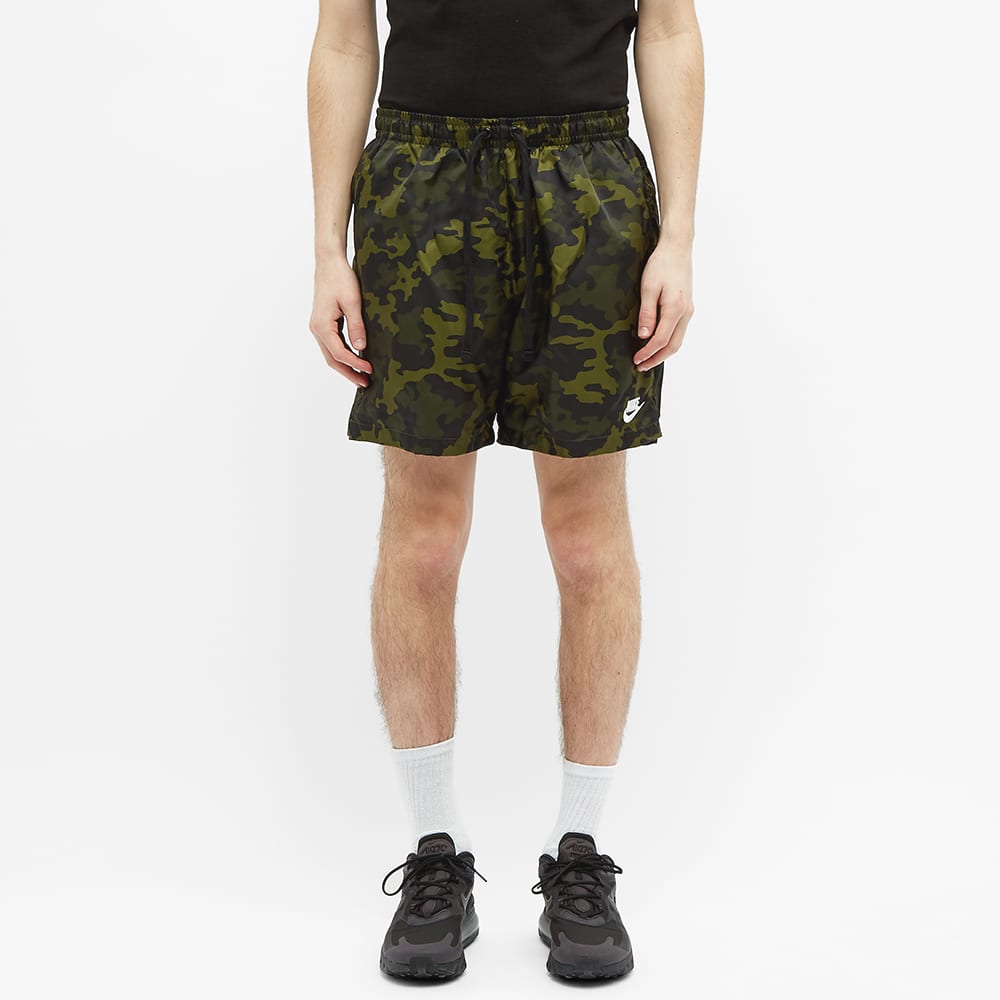 camo nike woven shorts