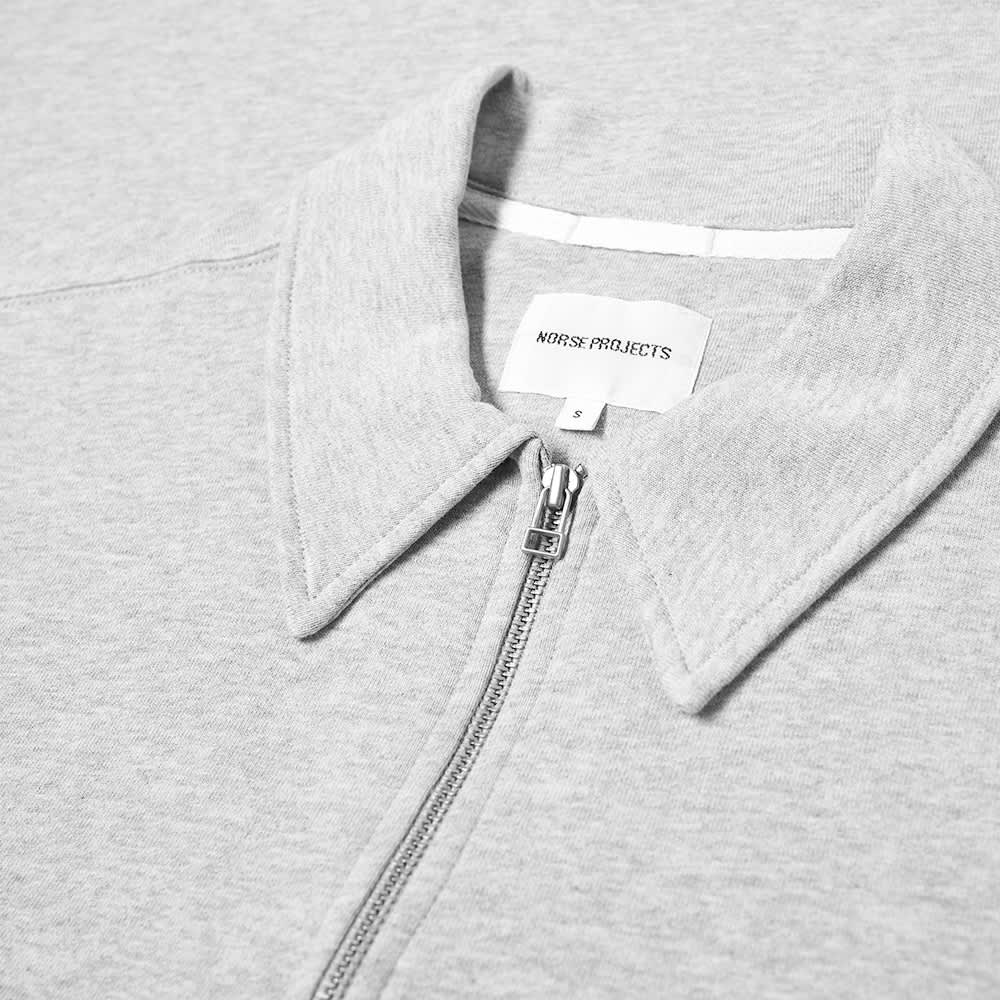 norse projects zip shirt