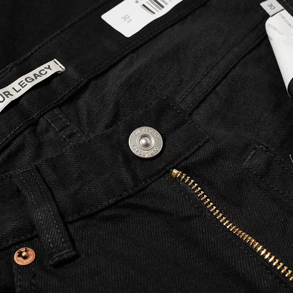 our legacy second cut black selvedge