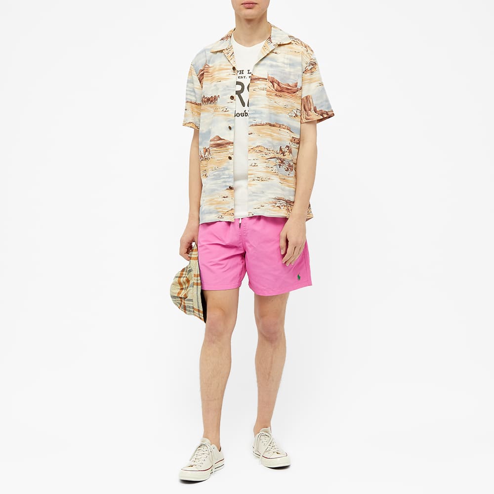 ralph lauren traveller swim shorts pink