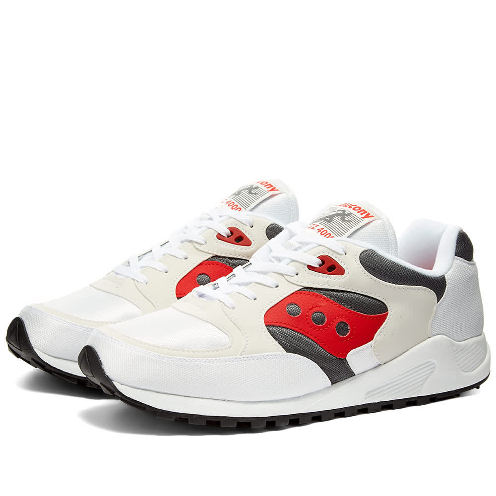 all white saucony
