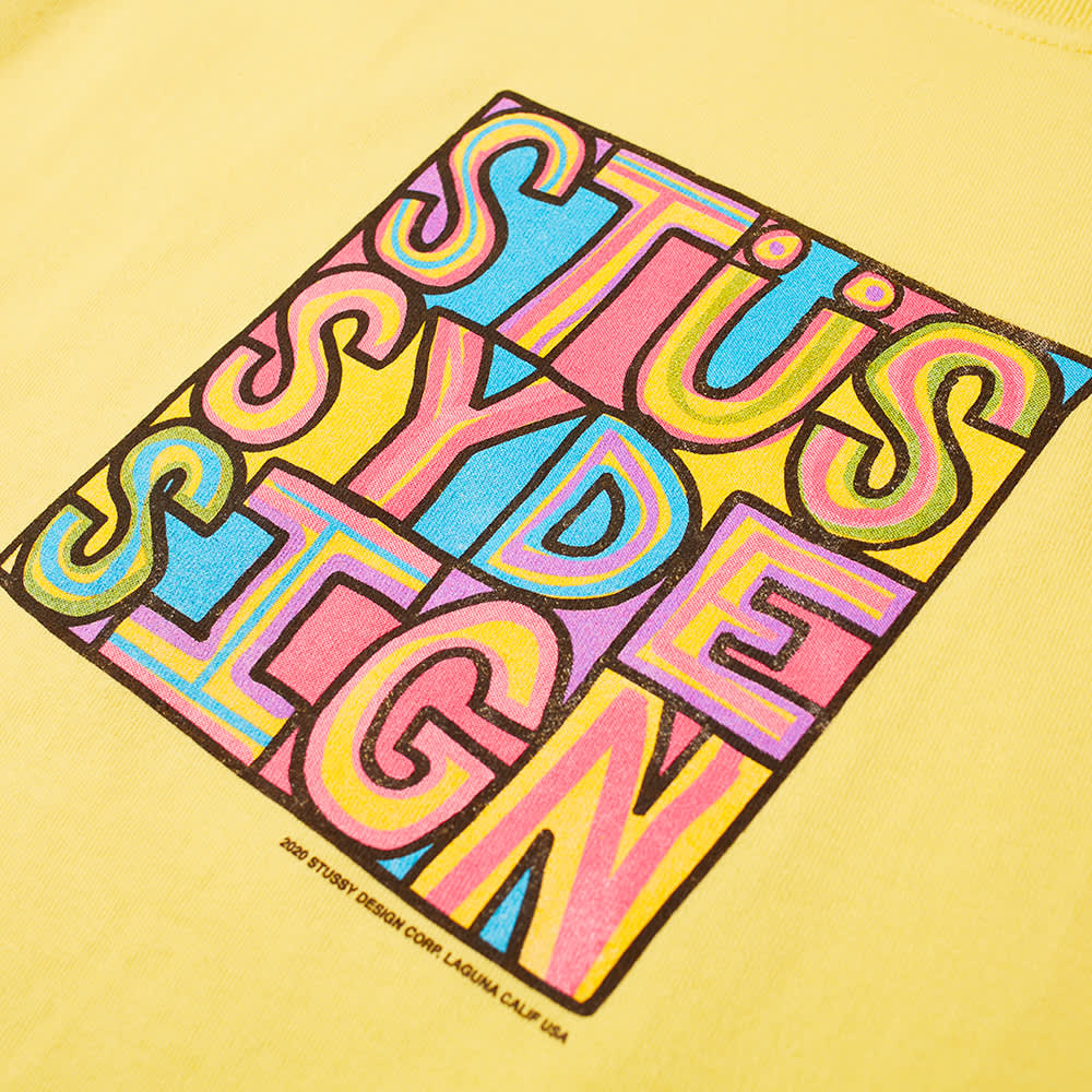 Stussy clyde tee yellow Clearance