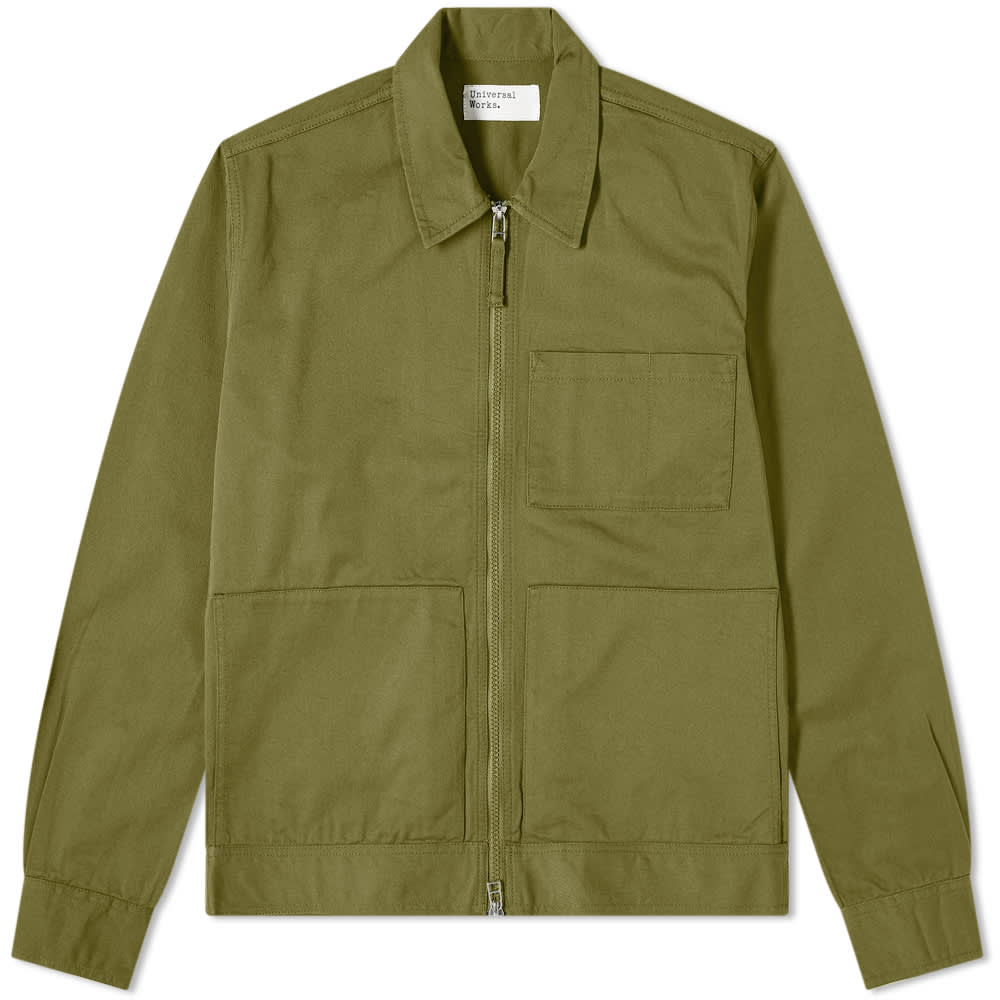 Universal Works Zip Uniform Jacket Light Olive END. (Global)