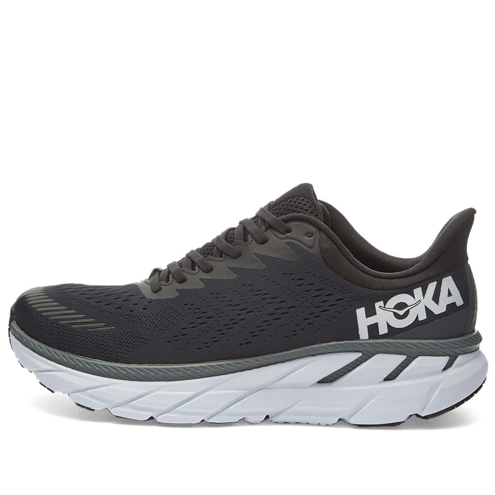 Hoka One One Clifton 7 Black & White END. (US)