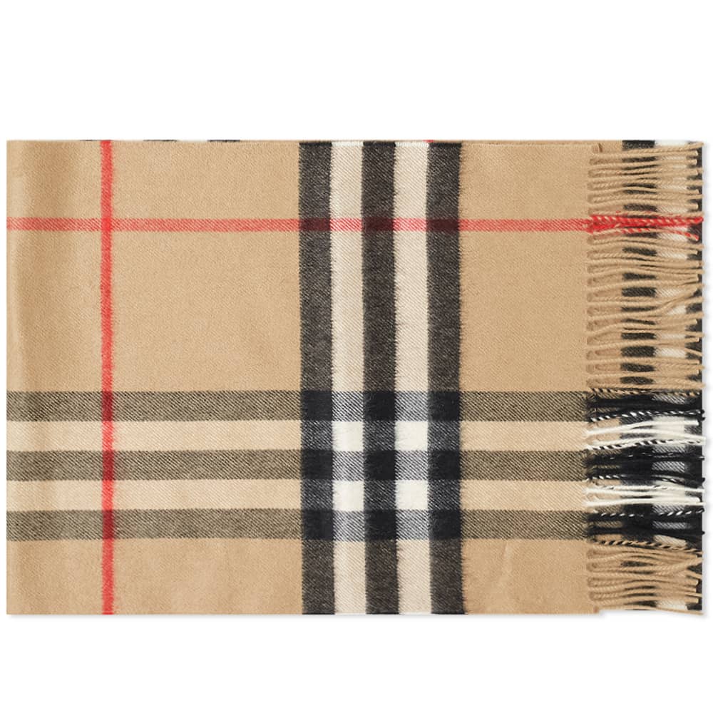 Burberry Classic Check Cashmere Scarf Archive Beige END. (IT)