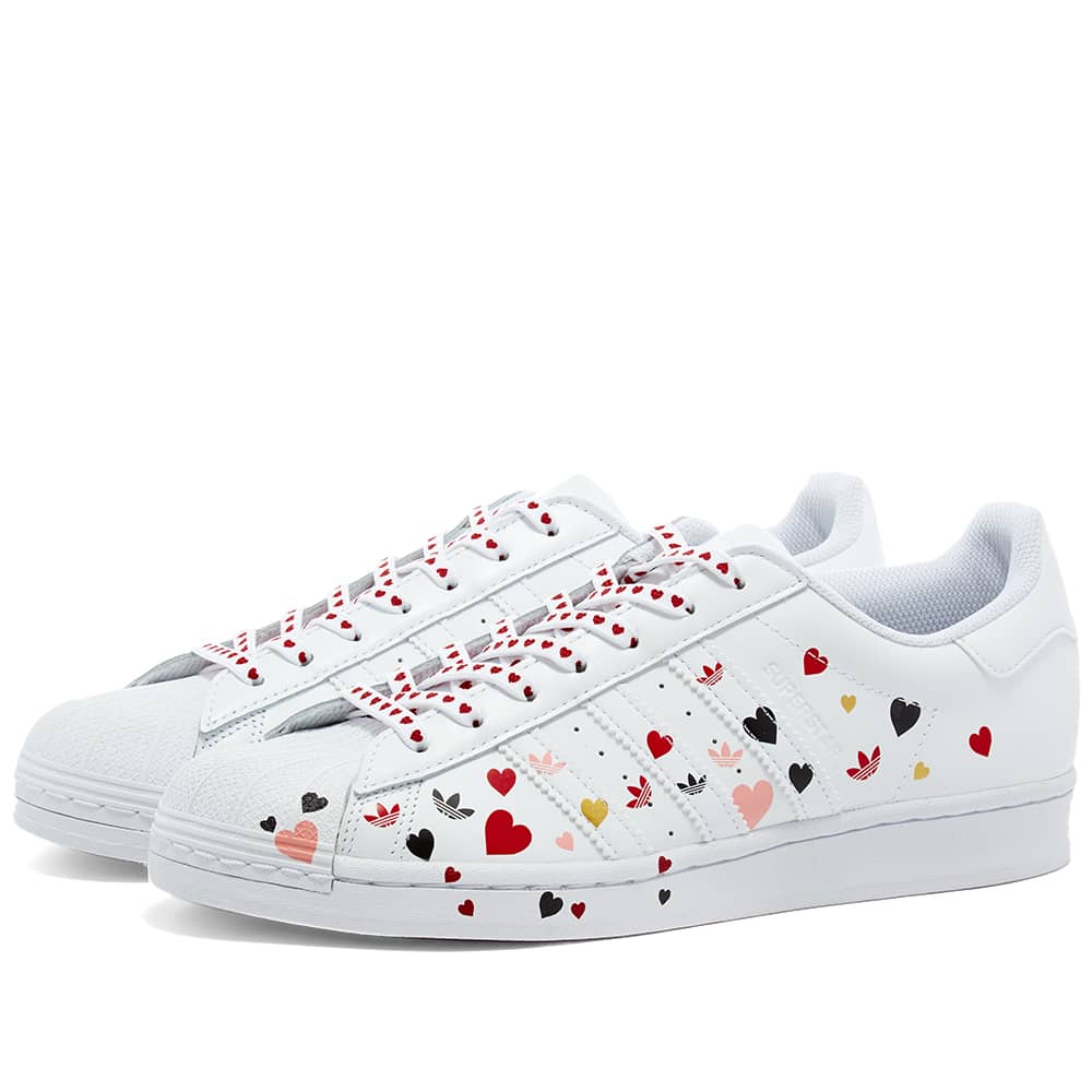 adidas superstar pink print