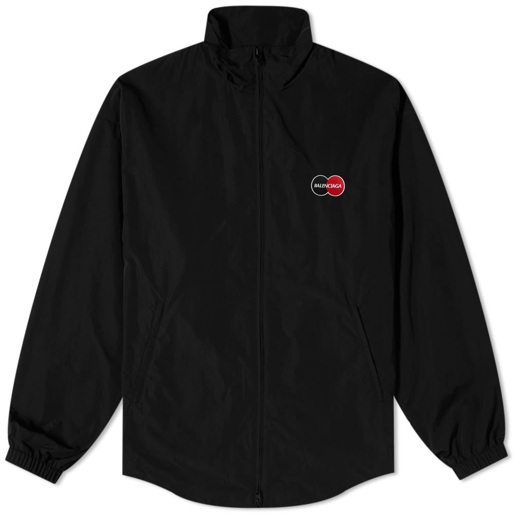 balenciaga windbreaker black