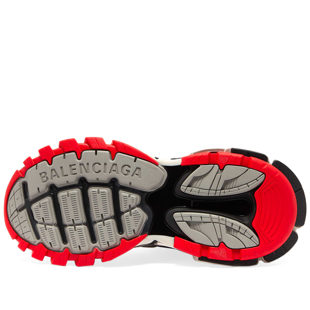 balenciaga track black grey red