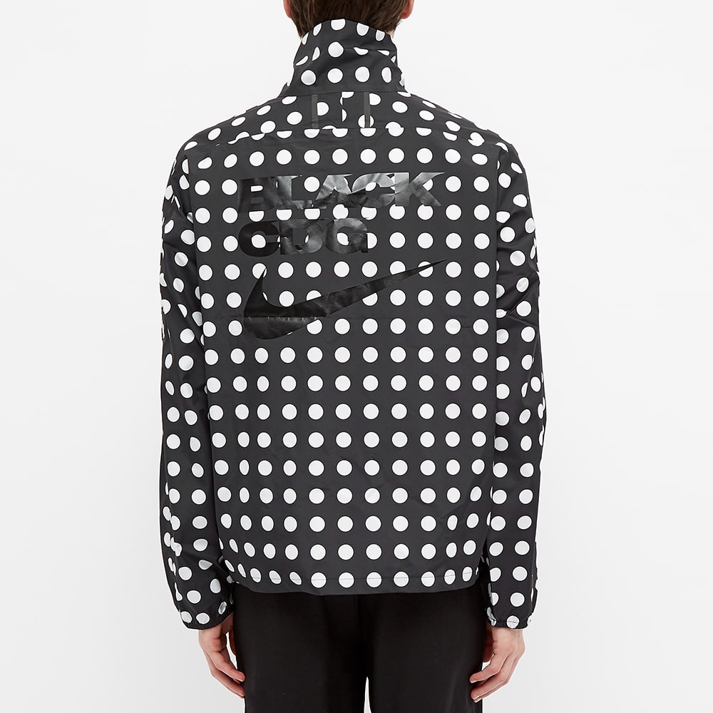 comme des garcons quarter zip pattern