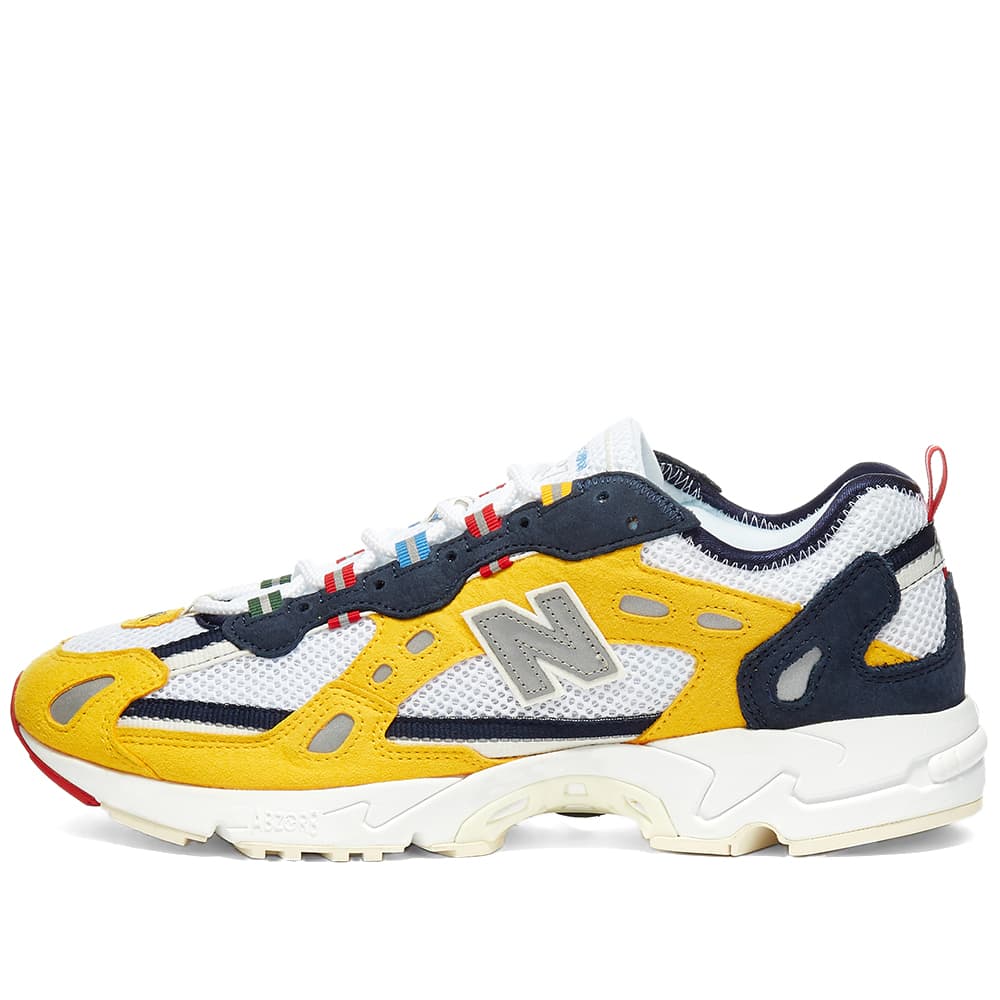 New Balance x Aime Leon Dore ML827ADD White & Blue | END.